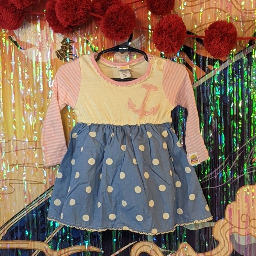 Harajuku Mini Sailor Dress - Size 12 mos.